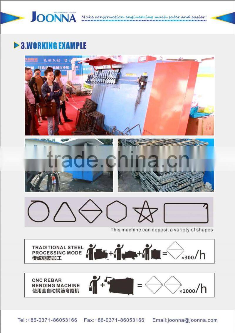 SGW-12Excellent Quality Automatic Hydraulic CNC Steel Straightening and Hoop Bending-Cutting Machine