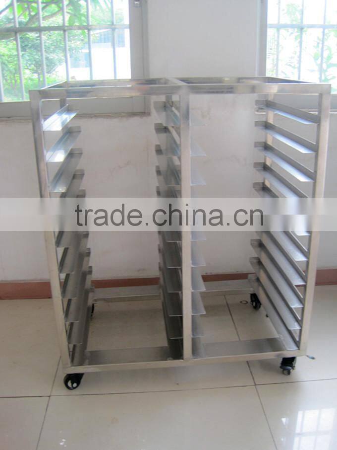 10 Trays 20 Pans Stainless Steel Trolley Bakery Bread Rack
