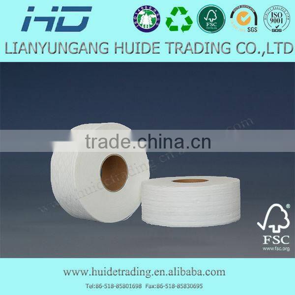 Natural white jumbo reel toilet tissue