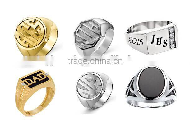 china factory custom Christian jewelry cross stainless steel spinner rings