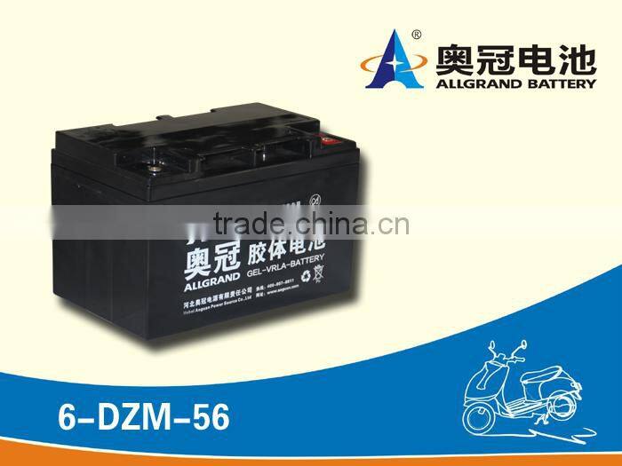 6-DZM-56 12v56ah electric bicycle battery