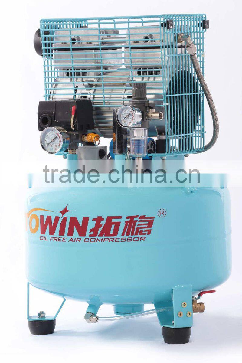 mini silent oil-free portable air compressor for dental chair