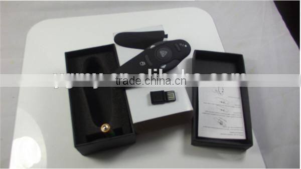 Stock Wireless Presenter with Red Laser Pointers Pen USB RF Remote Control PPT Powerpoint Presentation Newest