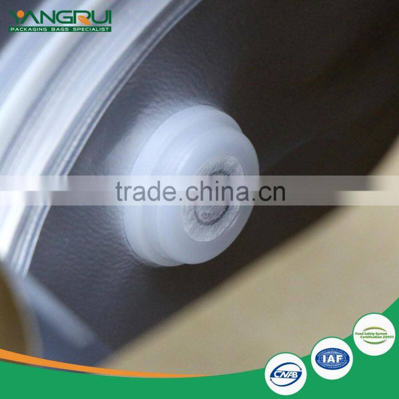 High quality plastic kraft paper cement flat bottom zipper bags