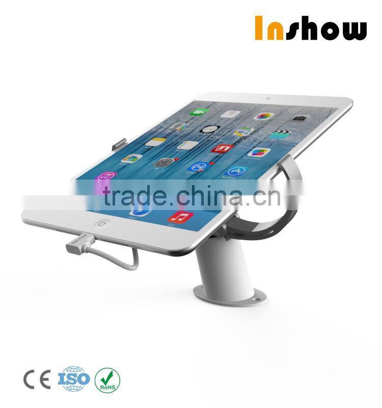 Protective security device 7 inch tablet alarm display holder