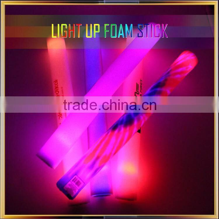 Factory wholesale high quality light up led flashing foam sticks