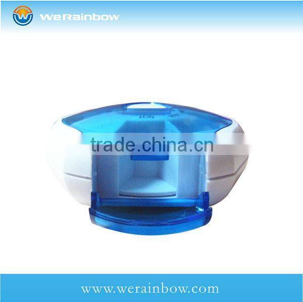 weekly round 7 compartment pill box