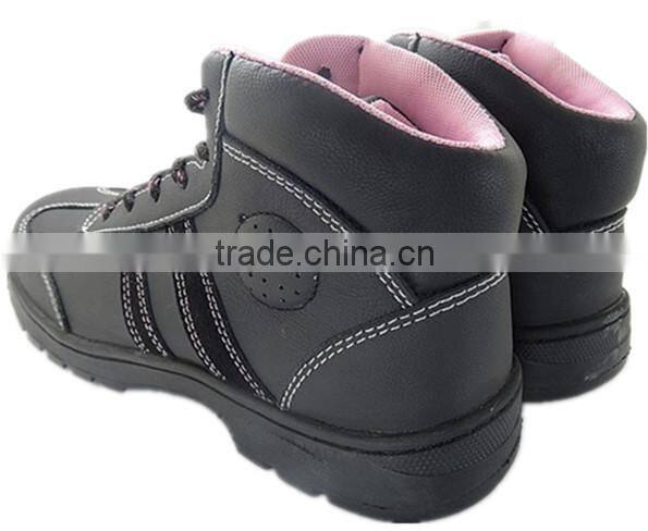 water proof oil resistant designer work tiger steel safety shoes for women