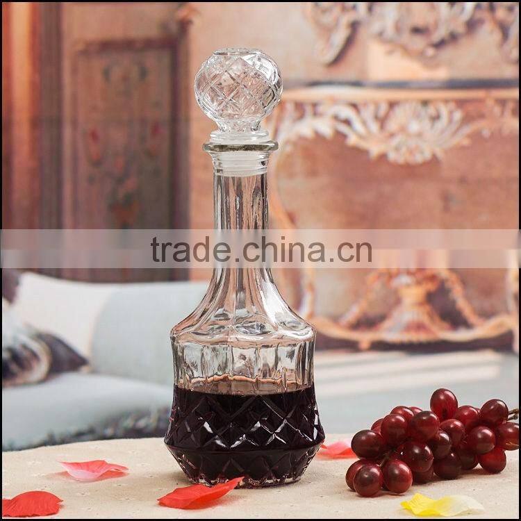 500ml New Design Colored Glass Wine Bottles