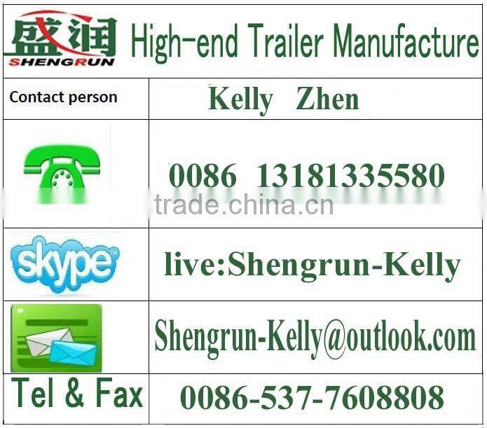 Shengrun Brand 3 Axles Fuel Tanker Trailer For Sale