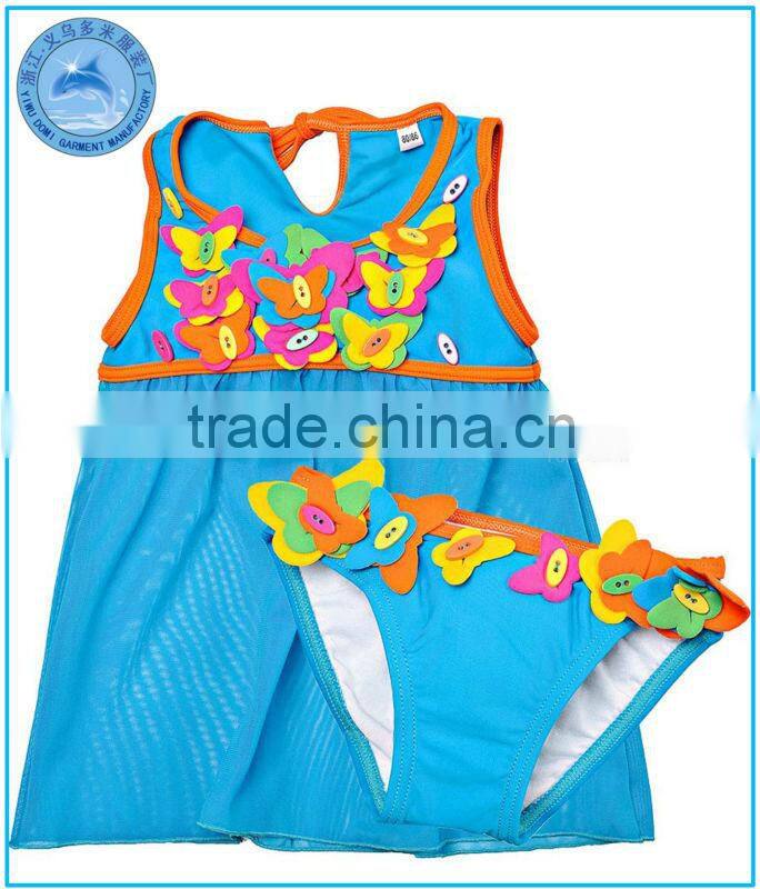 2014 kids girls swimwear/one piece leopard print children swimsuit with ruffle/sexy kids bikini girls bikini