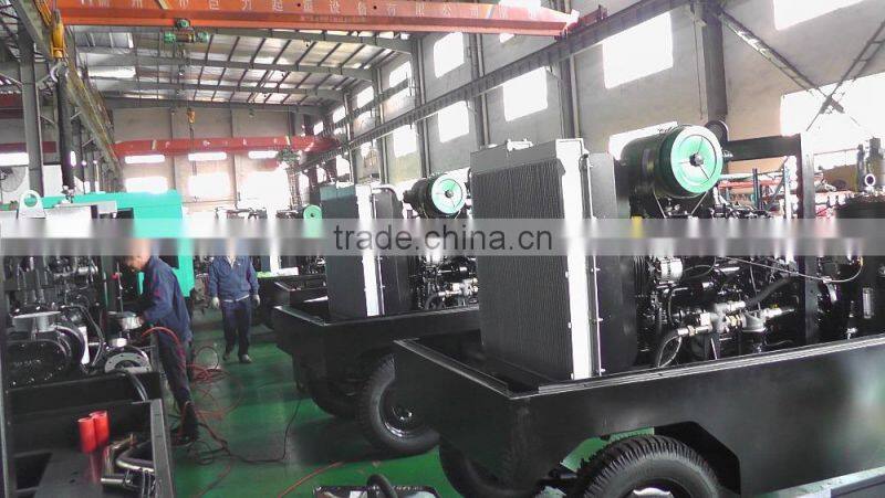 1000cfm 22bar portable diesel screw air compressor