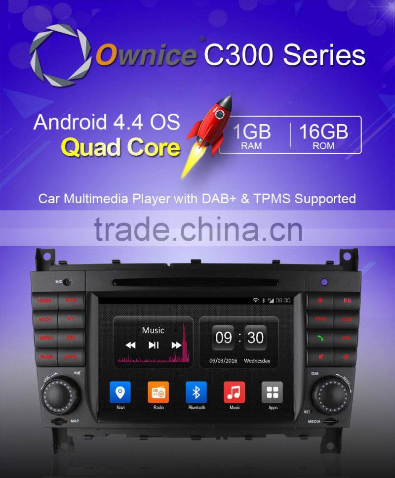 Ownice c300 Car DVD Radio for Mercedes Benz A-W169 B-W245 with GPS,support IPOD TV Function multimedia TMPS mirror link