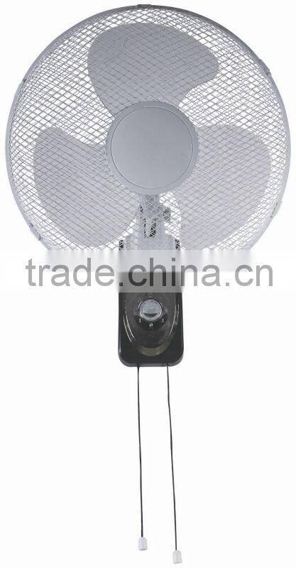 Oscillating wall mounted fans with remote control