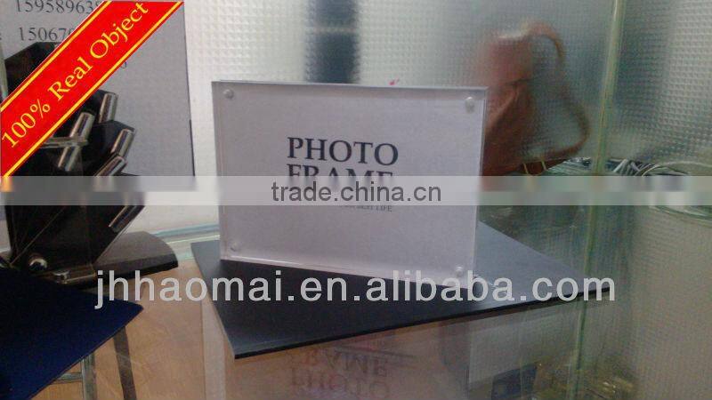 Wholesale Customizable Size And Thickness High Transparency Clear Acrylic Photo Frame Acrylic Frame Wholesale