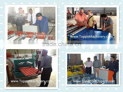 Aluminum Metal Roof Ridge Cap Roll Forming Machine