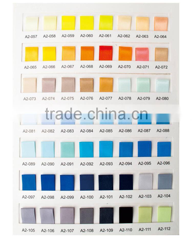 factory customized brand name printed satin ribbon