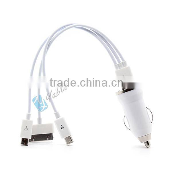 For Iphone 5 Iphone 4 Micro USB Multi Port 3 In 1 USB Cable