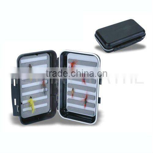 Waterproof plastic fly fishing box