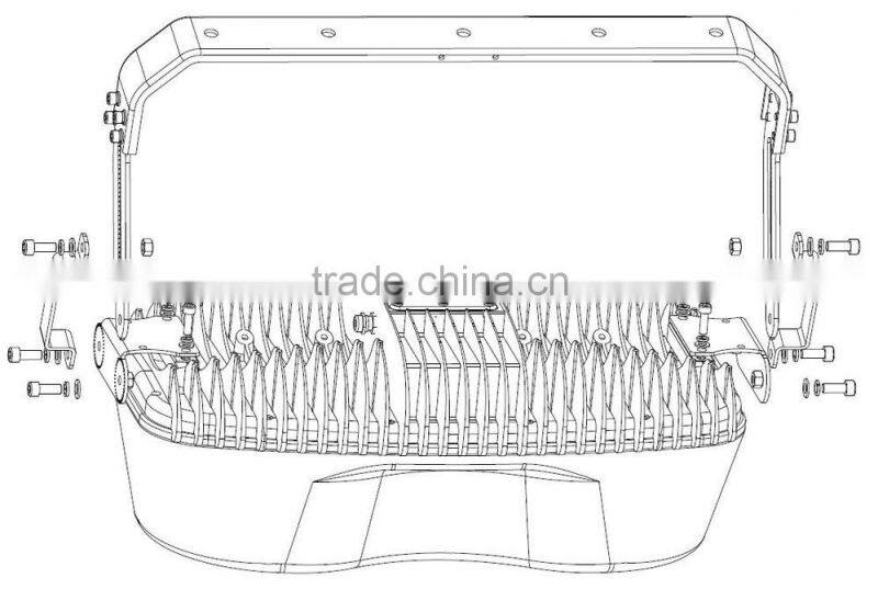 400W Most Powerful 400 watt 500 watt IP66 LED Flood Light 500W 5 Years Warranty