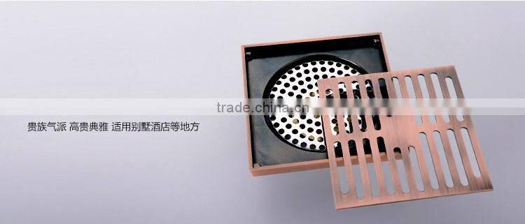LABRAZE LE8501H bathroom/kitchen brass floor drains with Antique brushed