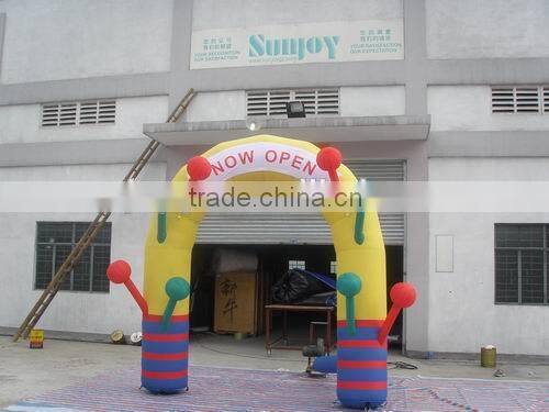 Popular design high quality cheap advertising inflatable arch for sale