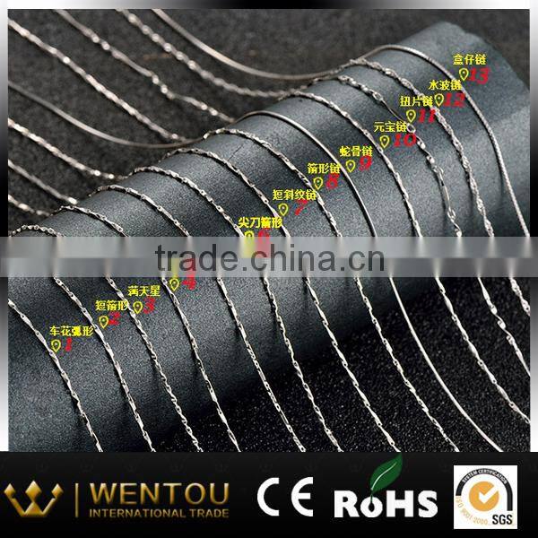 Factory out let good price many styles 925 sterling silver chain