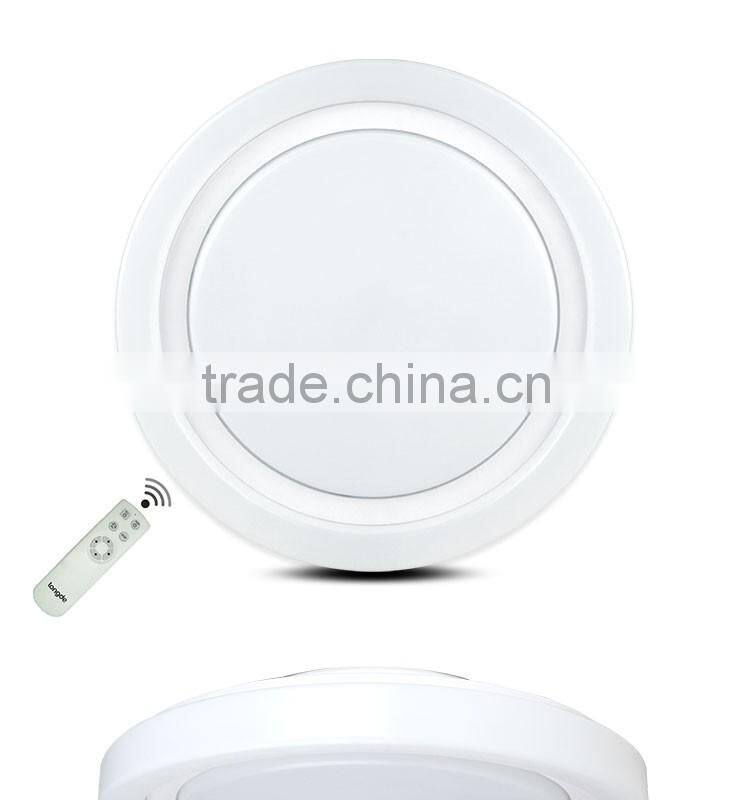 22W Dimmable RGB Single CCT LED Ceiling Light with Remote for Home