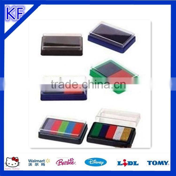 Hot sale colorful pantone digital mini refill round ink stamp pad