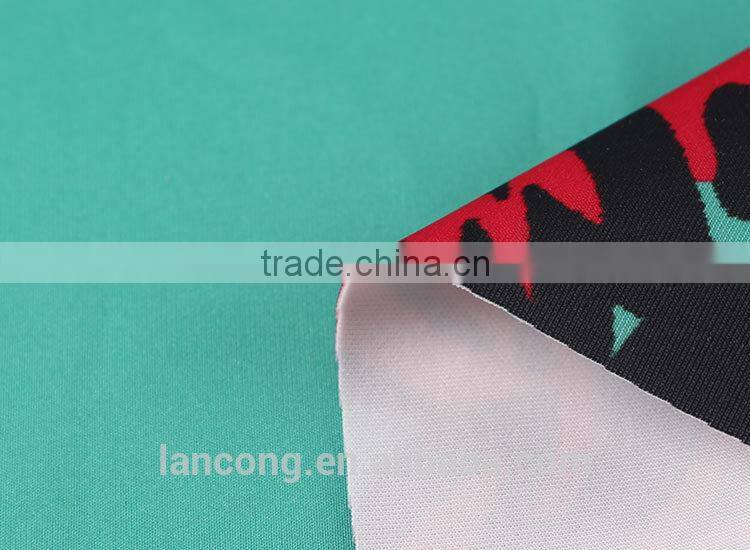 Fabric supplier China supplier Knit Pants 95% polyester 5% elastane fabric