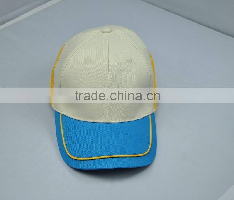 custom 100% cotton 6 panel baseball caps hats with 3D embroidery logo