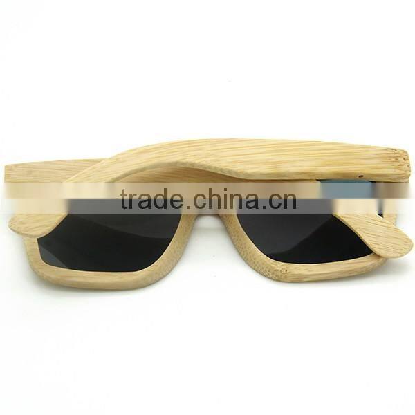 2016 customized logo wood sunglass custom
