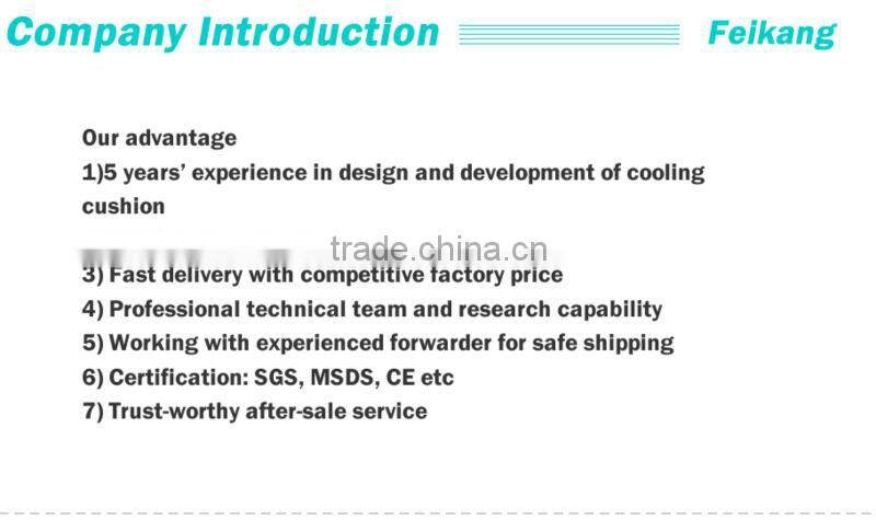 shanghai greatfeel cooling bed mat for adult