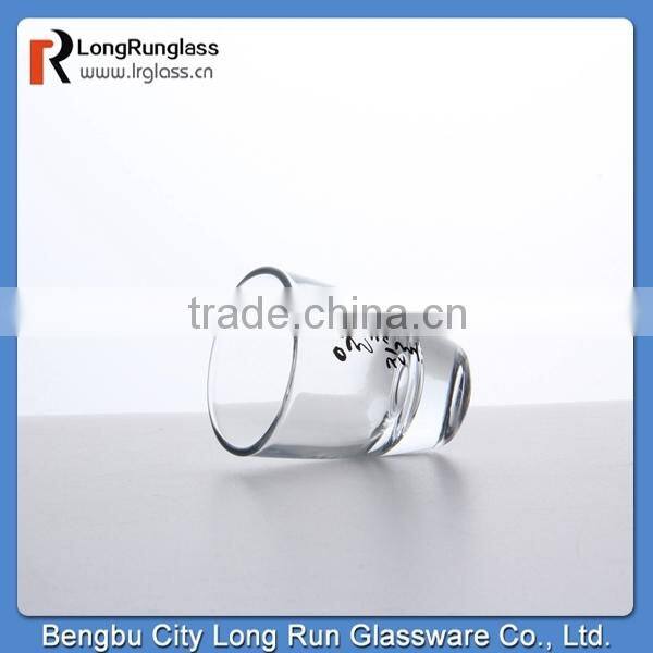 LongRun bengbu popular mini wine glass for whole sale with fancy decal