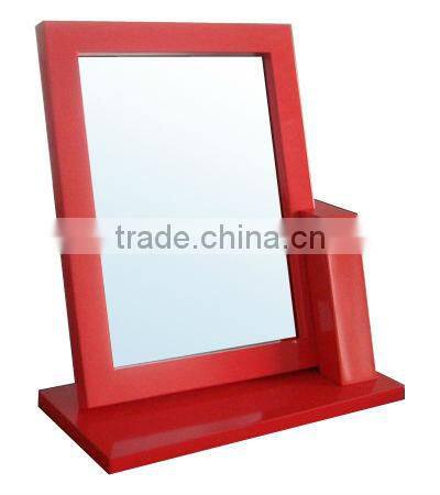 Decorative makeup framed wood table fancy mirrors