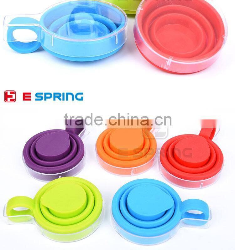 Retractable Folding Cup Telescopic Collapsible Cups Travel Silicone Mug