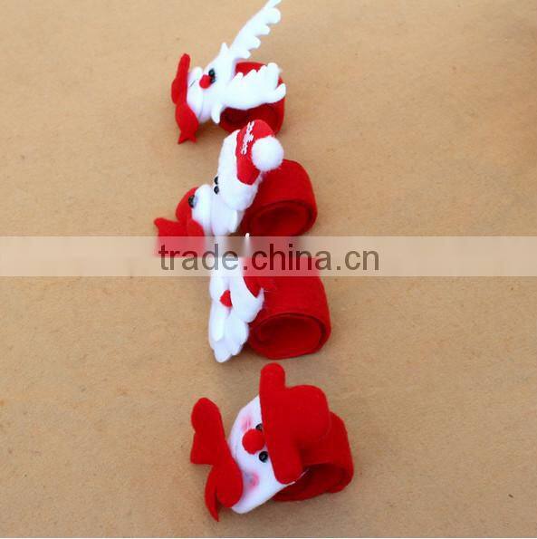 santa clause Christmas gifts slap bracelet
