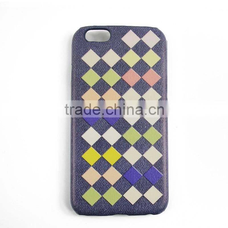 2016 Hot Sale Single PC case Simple and Printing Style PU Leather Case for iphone6s and support own Design