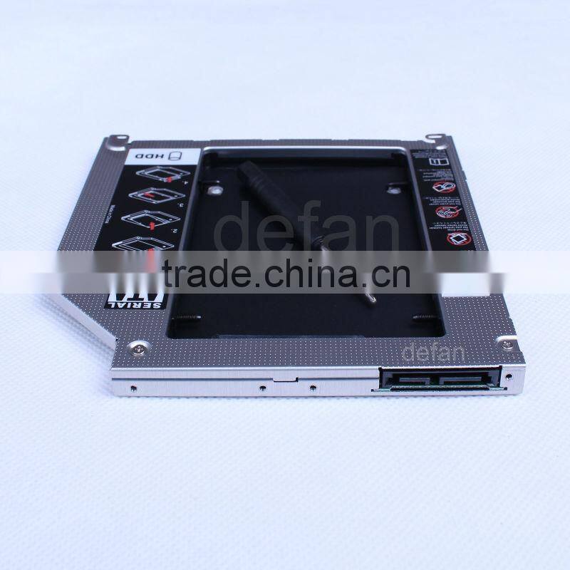2nd HDD Hard Drive Caddy Optibay for MacBook Pro Unibody 13" 15" 17" 9.5mm