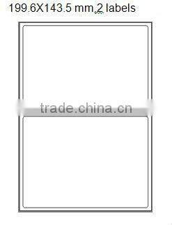 Self Adhesive Shipping Label 199.6x143.5mm