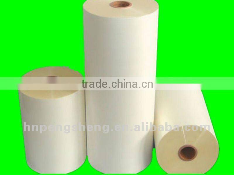 15micro pet protective film in thermal in thermal lamination level; pet silver film for lamination and printing