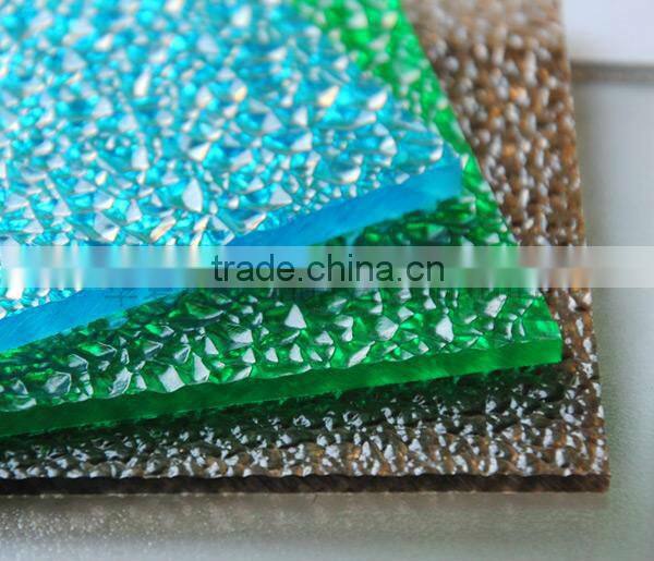 Polycarbonate Embossed Sheet/Embossed Solid PC Sheet/embossed pc sheet/Bathroom sheet