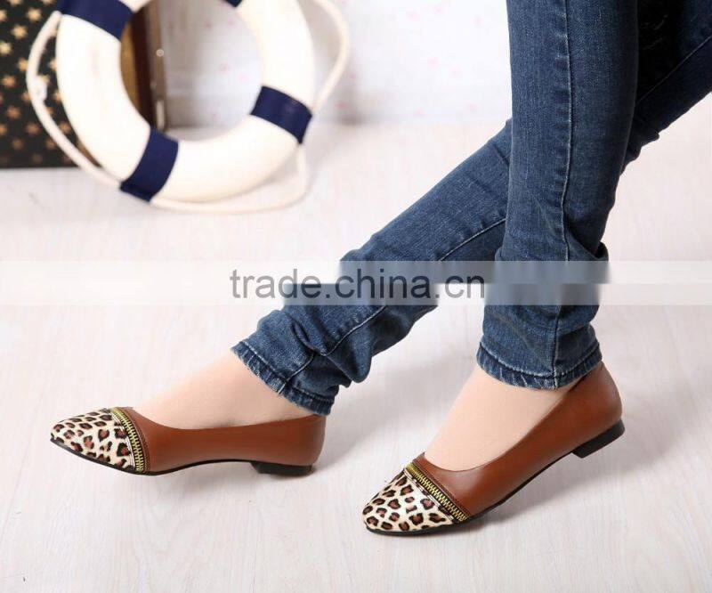 2016 popular hot selling ladies high quality flat shoes HOL-8