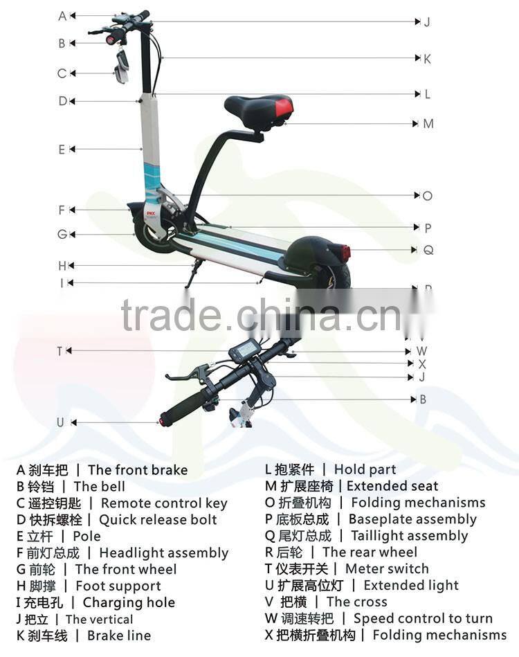 New product!! 2016 Electric Self Balancing Scooter Unicycle, Hoverboard, with 120m handle