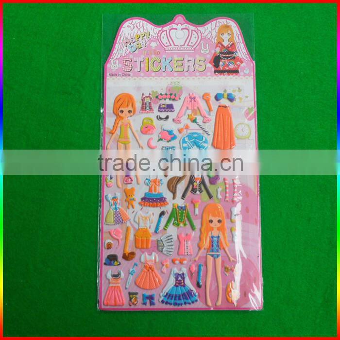 dress up DIY cartoon EVA sticker