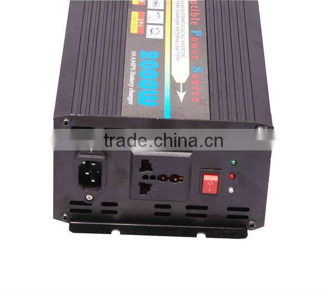Inverter manufacturer 2000W 24v 110v variable frequency ac adapter creative power supply