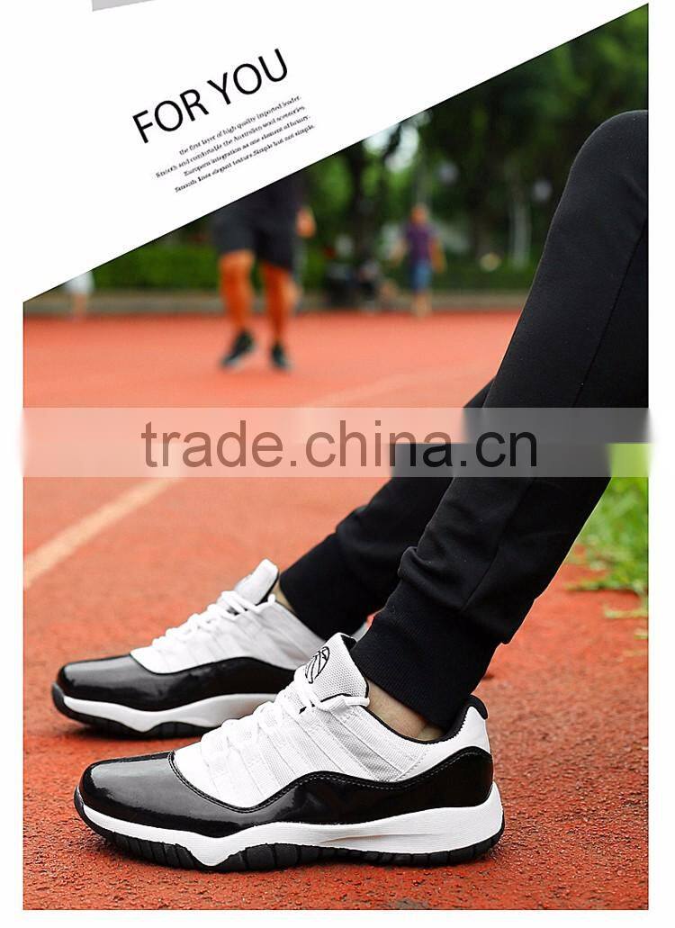 2016 high quality rubber sole light sport low-top basketball shoes for men