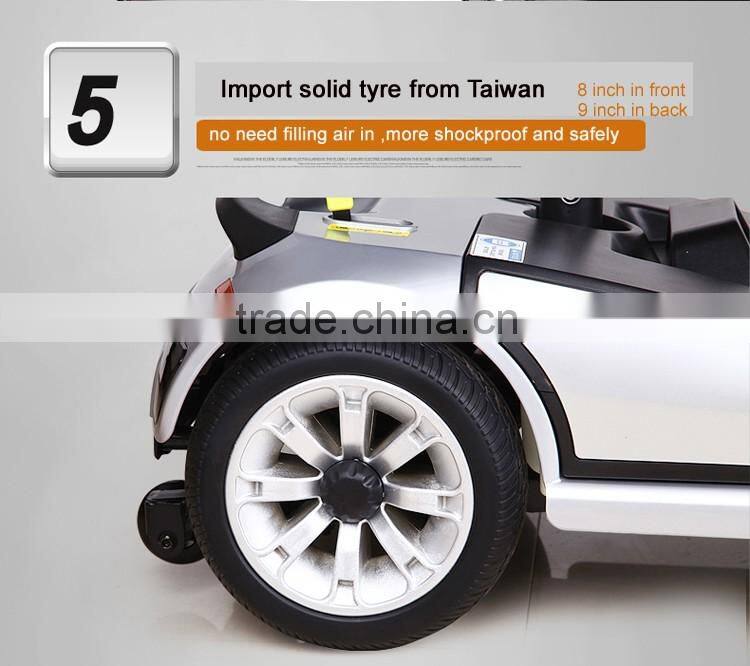 New Homecare CE Certified Lightweight Electric Mobility Travel Scooter for Elder