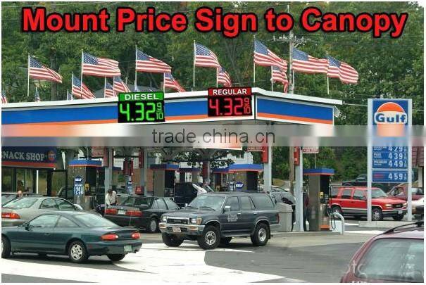 Customize supply 8 letter gas station digital led gas price sign gas station digital led gas price sign 18 inch gas station led