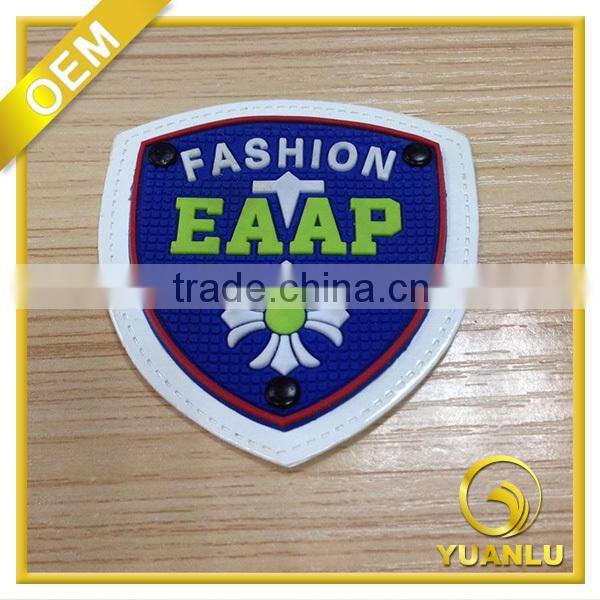 3d pvc patch clothing jeans jacket patches